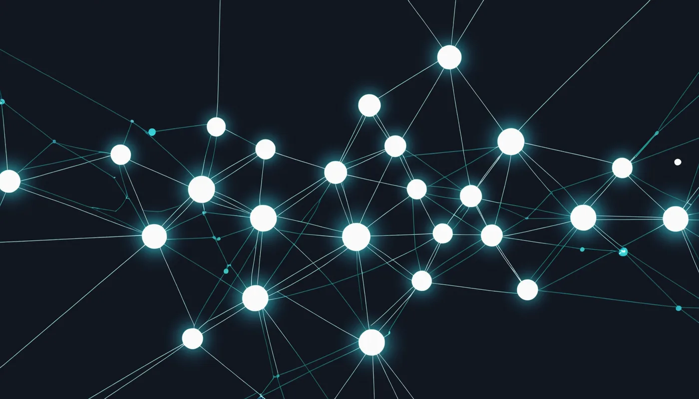 SentientWorks AI multi-agent orchestration architecture showing workflow steps connected through typed connectors